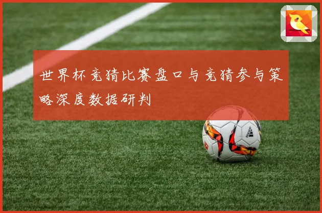 世界杯竞猜比赛盘口与竞猜参与策略深度数据研判